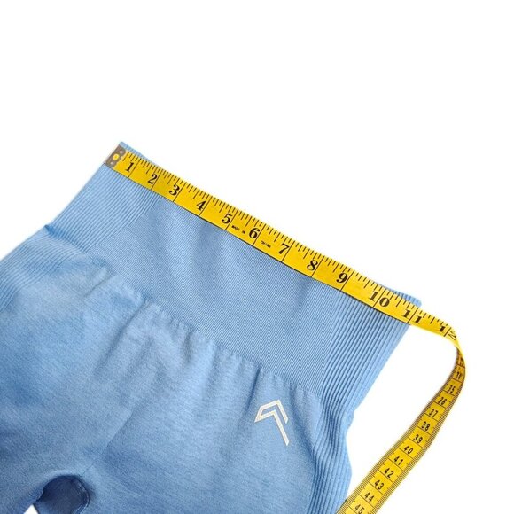 Oner Active Womens Athletic Shorts, Blue, Ribbed Waistband, Size Small - Picture 7 of 8